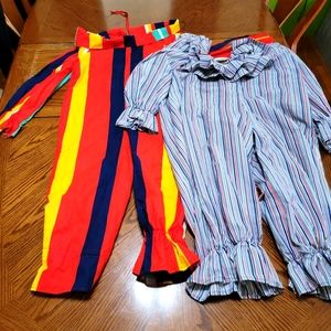 Kids Handmade Vintage Clown Costumes